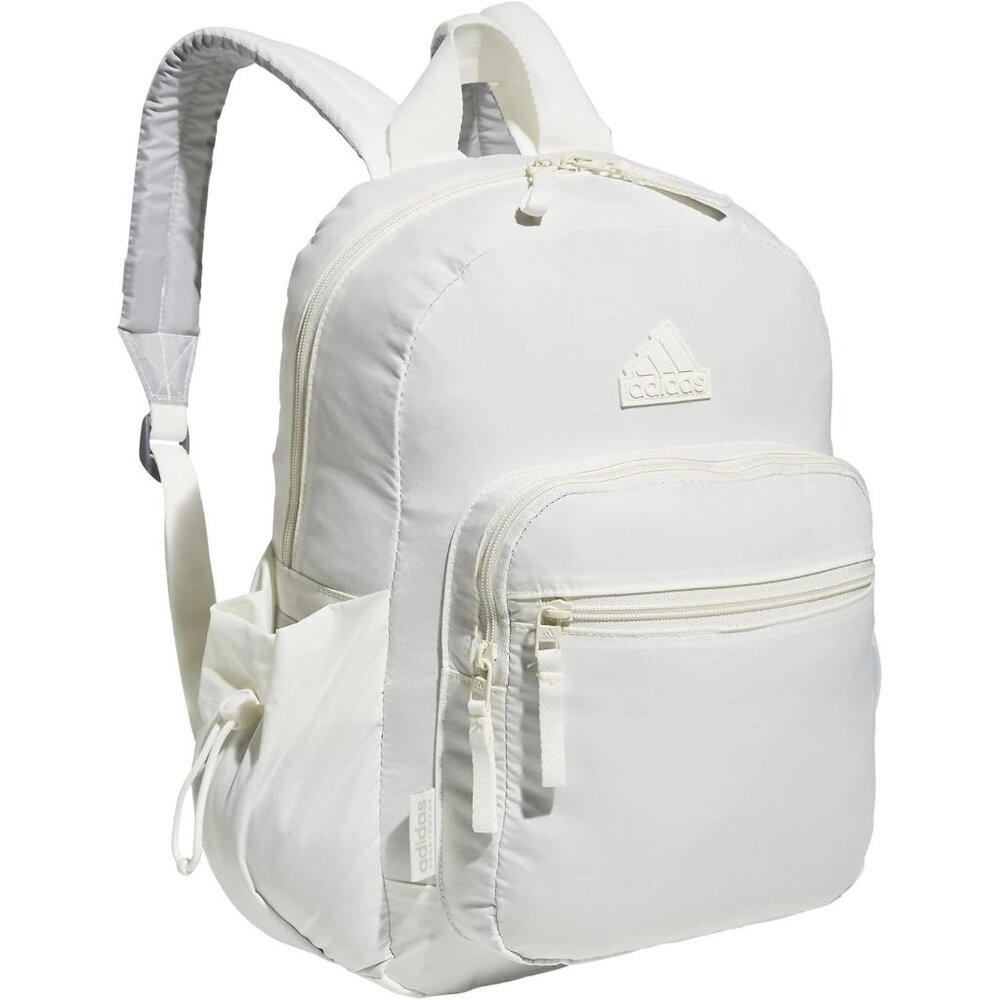 adidas Weekender Backpack Travel Durable Bag Off White Laptop School Gym Bag